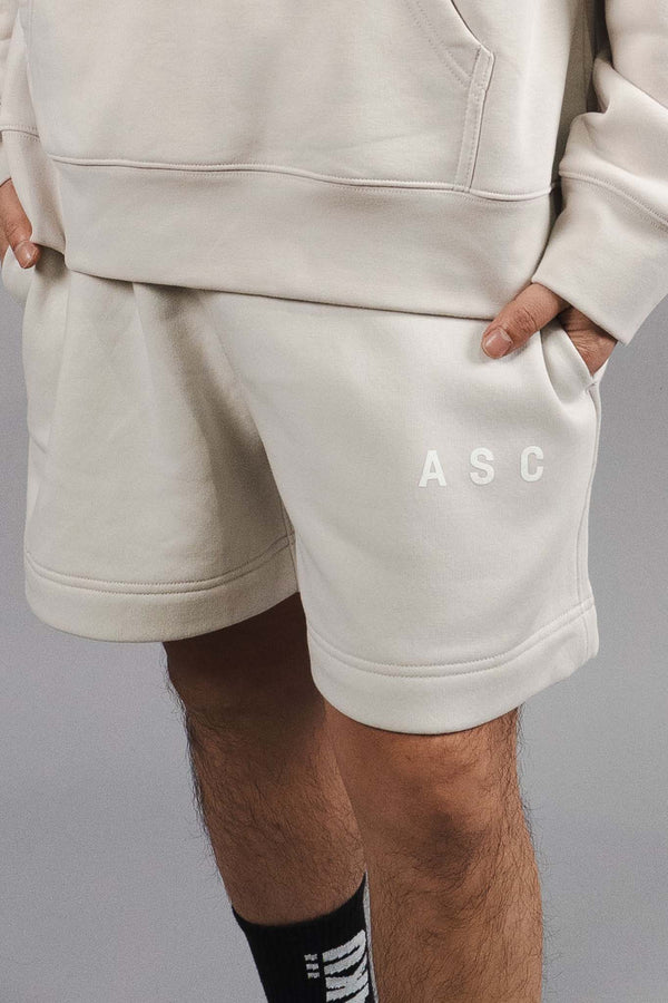 Whiteout Track Shorts - Bone
